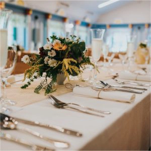 Weddings and corporate events - wedding table